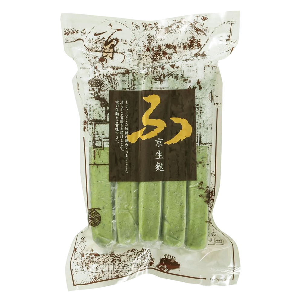 【冷凍】京生麩　よもぎ麩（５本入）